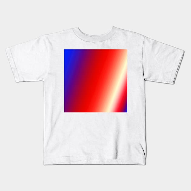 red blue white abstract texture background Kids T-Shirt by Artistic_st